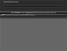 Tablet Screenshot of mypussycat.com